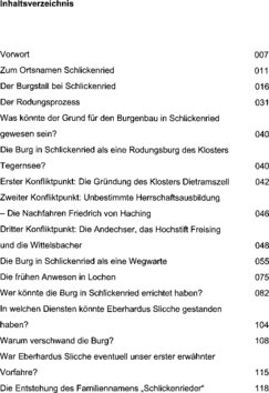 Inhaltsverzeichnis 1