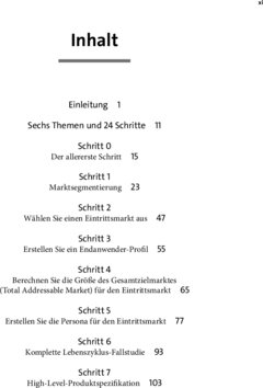 Inhaltsverzeichnis