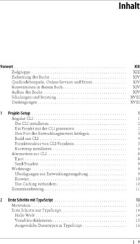 Inhaltsverzeichnis