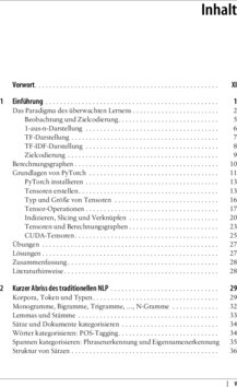 Inhaltsverzeichnis