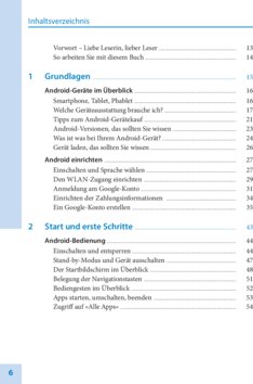 Inhaltsverzeichnis