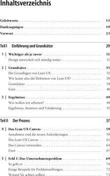 Inhaltsverzeichnis