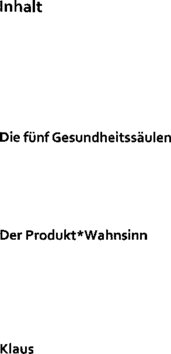 Inhaltsverzeichnis 1