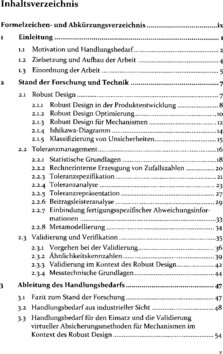 Inhaltsverzeichnis 1