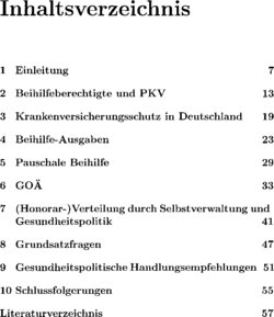 Inhaltsverzeichnis 1