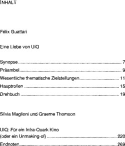 Inhaltsverzeichnis 1
