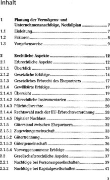 Inhaltsverzeichnis 1