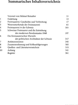 Inhaltsverzeichnis 1
