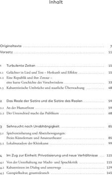 Inhaltsverzeichnis