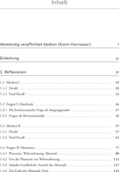 Inhaltsverzeichnis