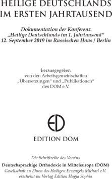 Inhaltsverzeichnis