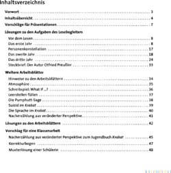 Inhaltsverzeichnis 1