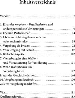 Inhaltsverzeichnis 1
