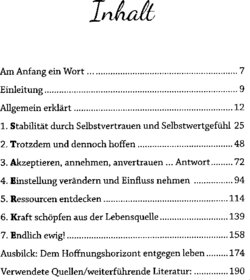 Inhaltsverzeichnis 1
