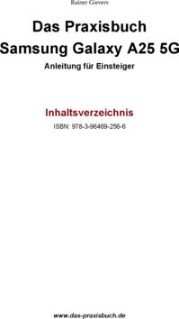 Inhaltsverzeichnis