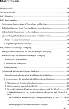 Inhaltsverzeichnis