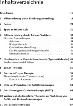 Inhaltsverzeichnis
