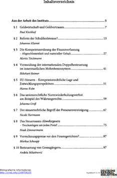 Inhaltsverzeichnis - 2021/2022