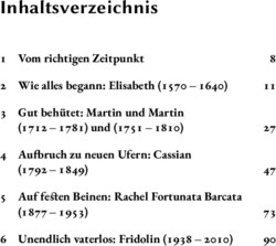 Inhaltsverzeichnis