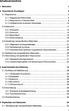 Inhaltsverzeichnis 1