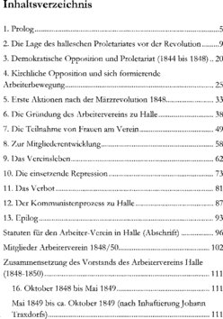 Inhaltsverzeichnis 1