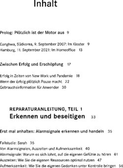 Inhaltsverzeichnis 1