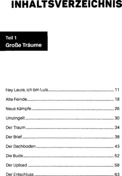 Inhaltsverzeichnis 1
