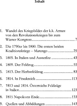 Inhaltsverzeichnis 1