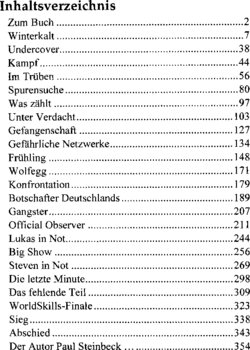 Inhaltsverzeichnis 1