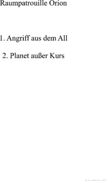 Inhaltsverzeichnis - 1. Angriff aus dem All [u.a.] - Buch 1.