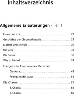 Inhaltsverzeichnis 1