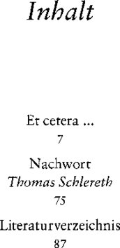 Inhaltsverzeichnis 1