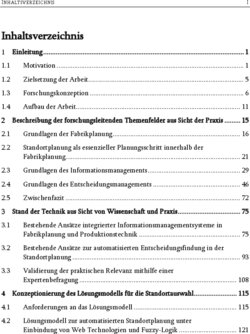 Inhaltsverzeichnis