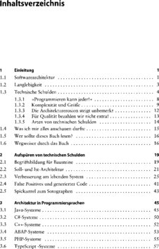 Inhaltsverzeichnis 1