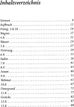 Inhaltsverzeichnis 1
