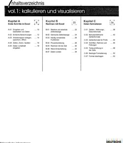 Inhaltsverzeichnis 1